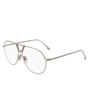 Victoria Beckham Silver “Classic V” Aviator/Pilot Eye Glasses VB2106